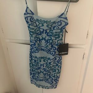 miaou x urban collab mink dress